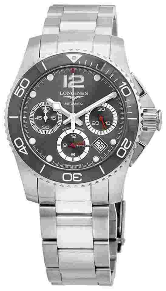 Longines HydroConquest
                           
                                 Automatic Chronograph Steel Diver Men Watch L3.783.4.76.6