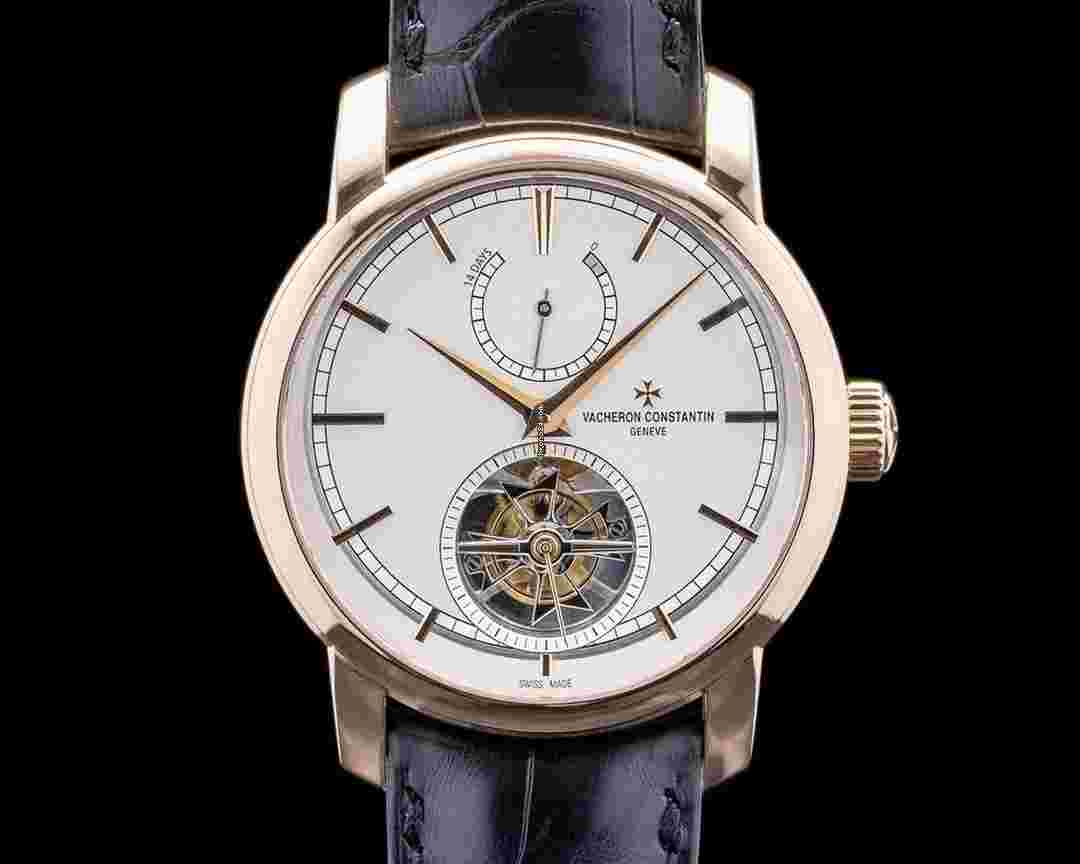 Vacheron Constantin Traditionnelle
14-Day Tourbillon 18K Rose Gold Silver Dial