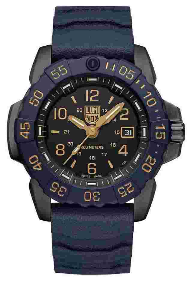 Luminox
                           
                                 Navy SEAL Foundation Black Steel Rubber Divers Mens Watch XS.3255.CB.NSF