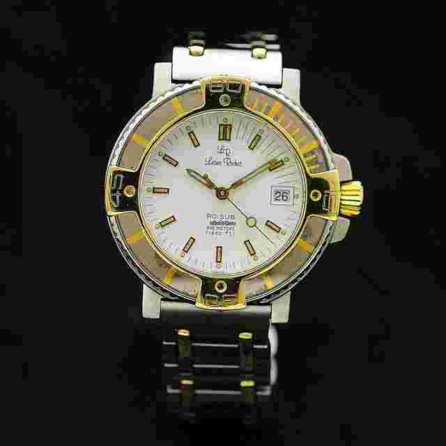 Lucien Rochat
                           
                                 Ro.sub 500 steel gold 40 mm ref 23915062 automatic serviced + box