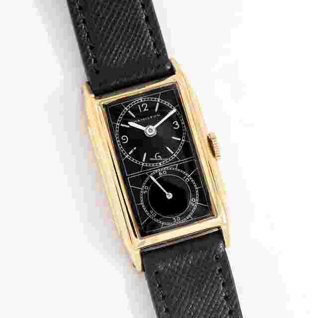 Hamilton
                           
                                 1938 Vintage Hamilton Seckron 14k Yellow Gold Filled Doctor's Watch ( 15199)