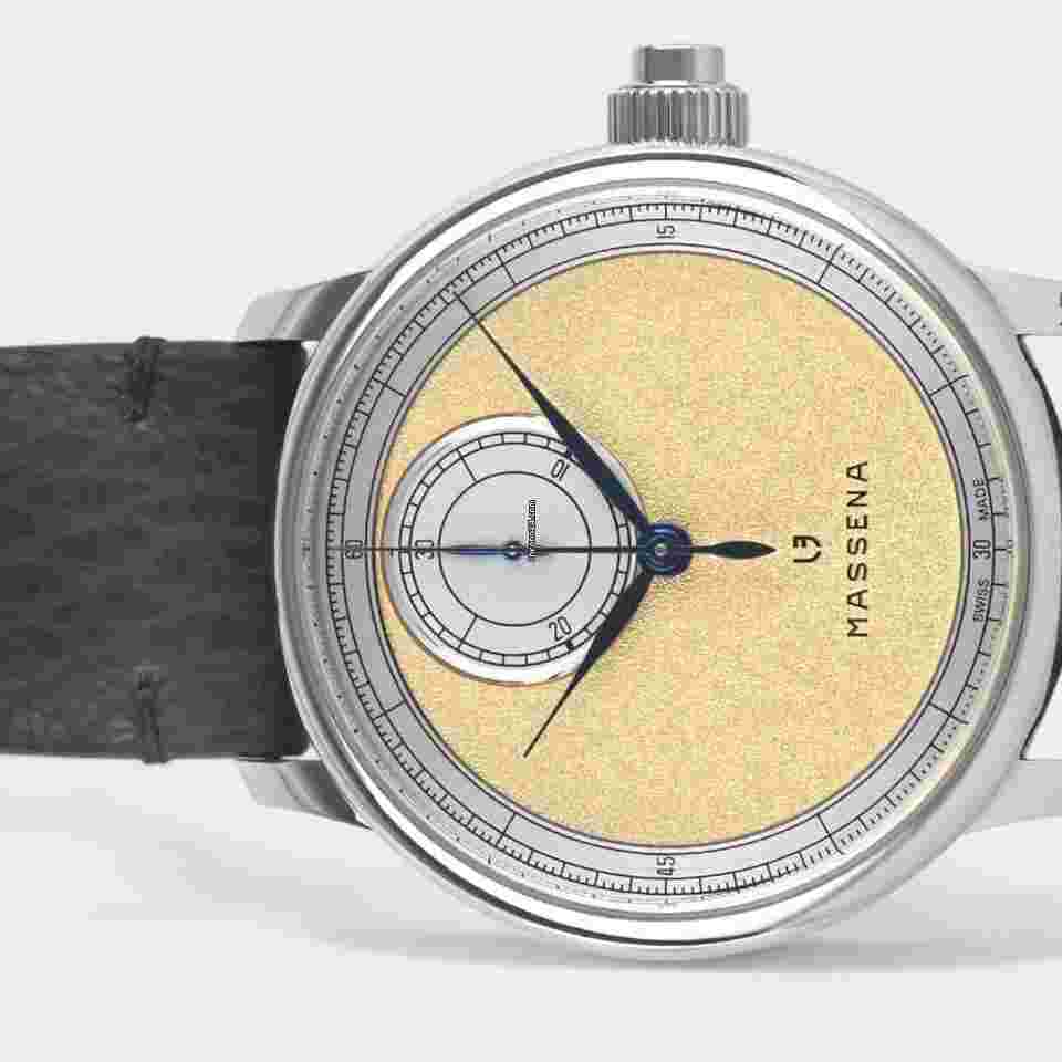 Louis Erard Excellence
                           
                                 NEW Excellence x Massena LAB Limited Chronograph Steel 43mm/Box&Papers LE74239AA71BVA103