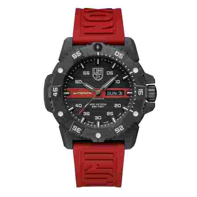 Luminox
                           
                                 XS.3876.RB Master Carbon SEAL x Red Line Rubber Automatic Men's Watch