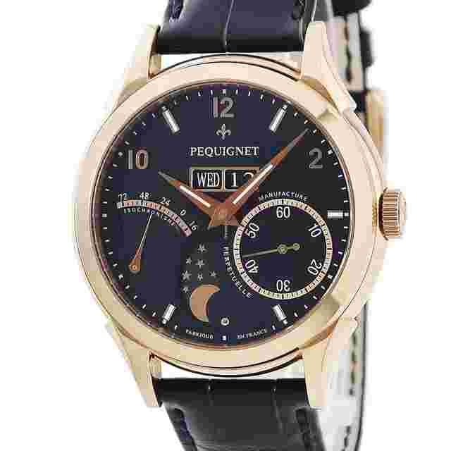 Pequignet Rue Royale
                           
                                 MANUFACTURE Watches 9010543 Royal Origin Solid K18RG Black
