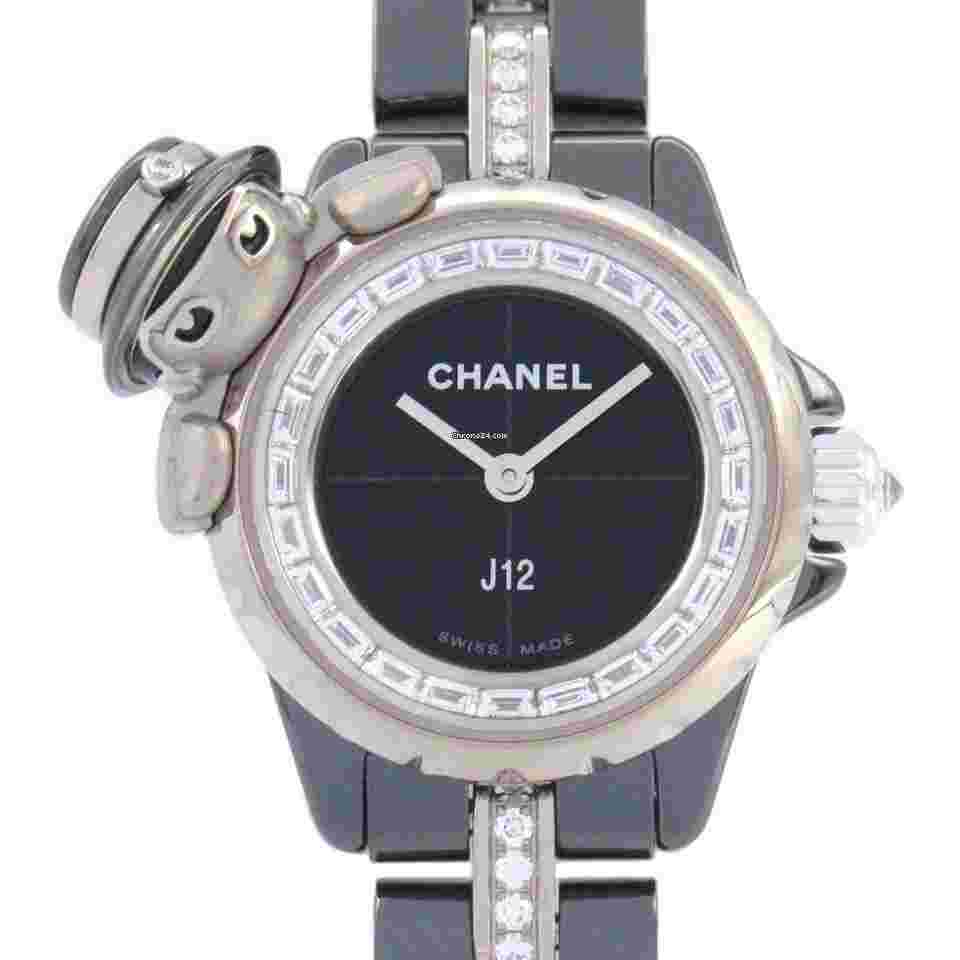 Chanel J12
Mademoiselle J12 XS Wrist Watch H7433 Quartz K18WG ceramic Used Women