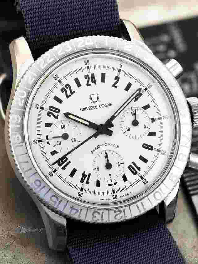 Universal Genève Aero-Compax
                           
                                 Unpolished 1960s Aero-Compax (Ref. 890101/01)
