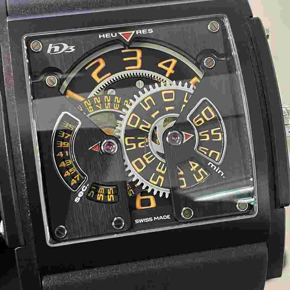 HD3 Three Minds
                           
                                 44mm Titanium PVD Black Rubber Orange Numbers Limited to 33 Made