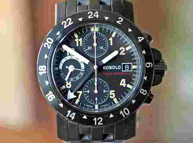 Kobold
                           
                                 Polar Surveyour GMT Chronograph Date Steel Black PVD 41mm Ref. KD915453