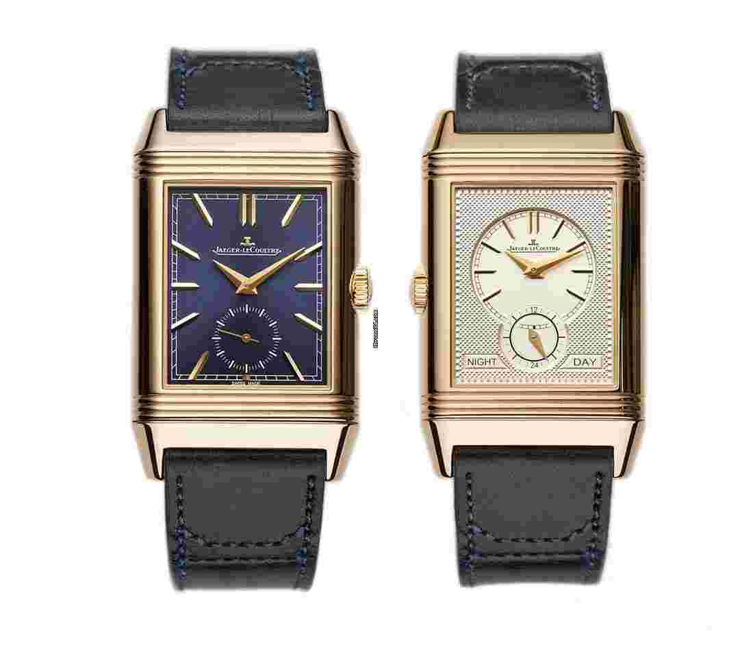 Jaeger-LeCoultre Reverso Duoface
                           
                                 28mm Tribute Duoface 18k RG Blue Dial JLC Serviced 2025