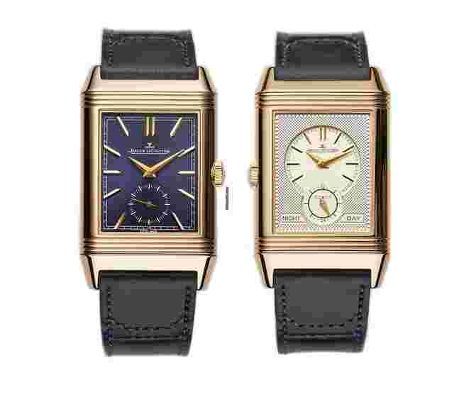 Jaeger-LeCoultre Reverso Duoface
                           
                                 28mm Tribute Duoface 18k RG Blue Dial JLC Serviced 2025