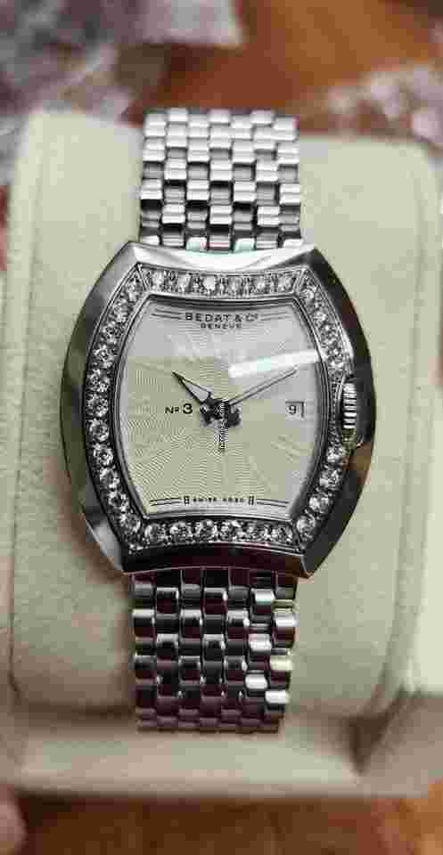 Bedat & Co Nº3
                           
                                 No 3 Steel Diamond Watch NEW UNWORN