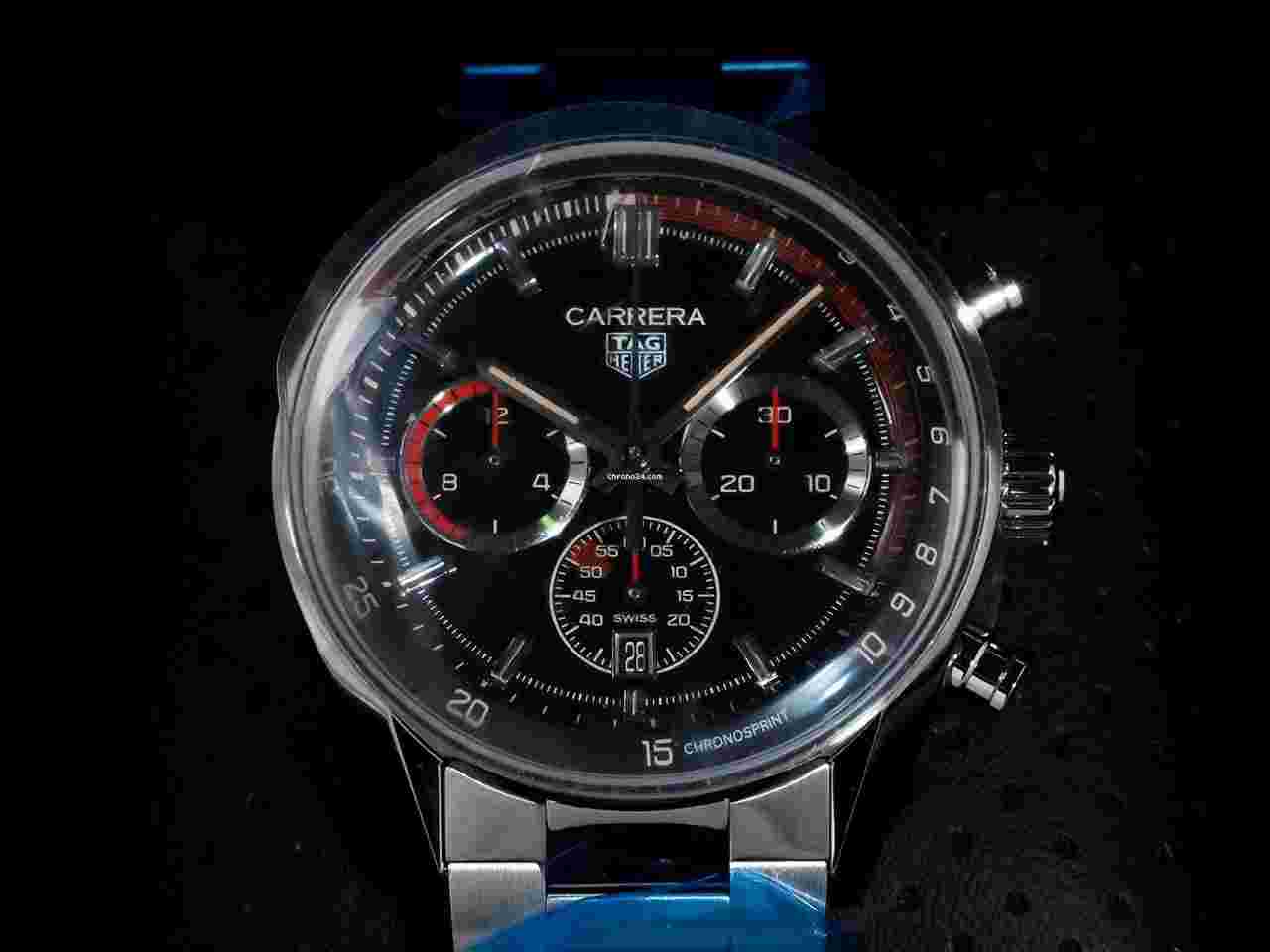 TAG Heuer Carrera Chronosprint X Porsche Rallye 42mm Mens Watch CBS2015.EB0381