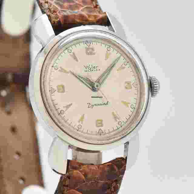 Wyler
                           
                                 1960's Vintage Wyler Dynawind Incaflex Stainless Steel Watch ( 14730)