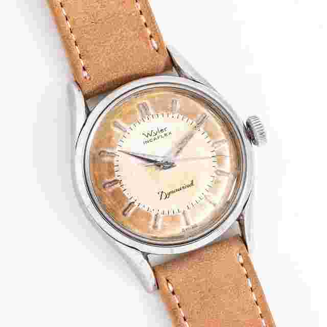 Wyler
                           
                                 1960's Vintage Wyler Dynawind Ref. 8158 Stainless Steel Watch ( 15060)