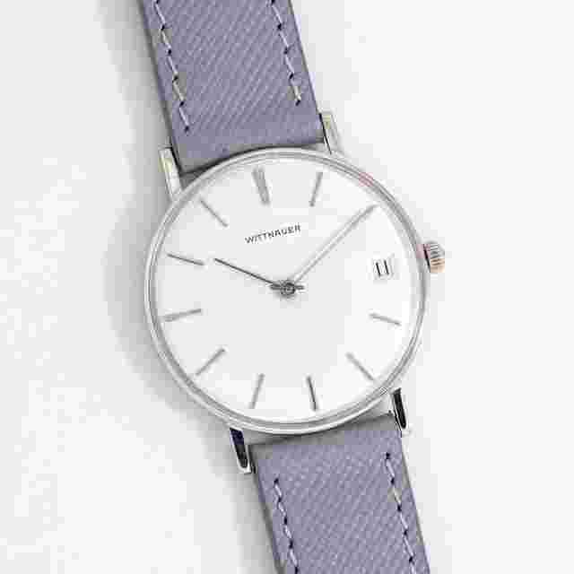 Wittnauer
                           
                                 1960's Vintage Wittnauer Ultra Thin Ref. 69-258C 14k White Gold Filled Watch ( 15200)