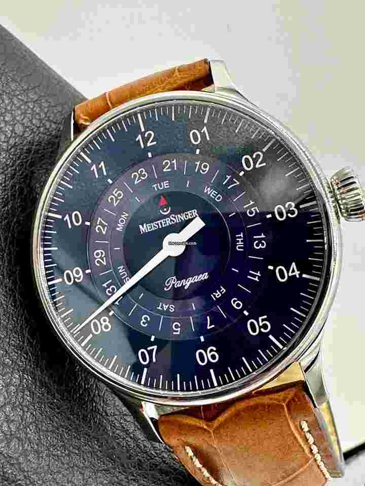 Meistersinger Pangaea Day Date
Blue Dial MSPDD908 40mm Swiss Automatic UNWORN