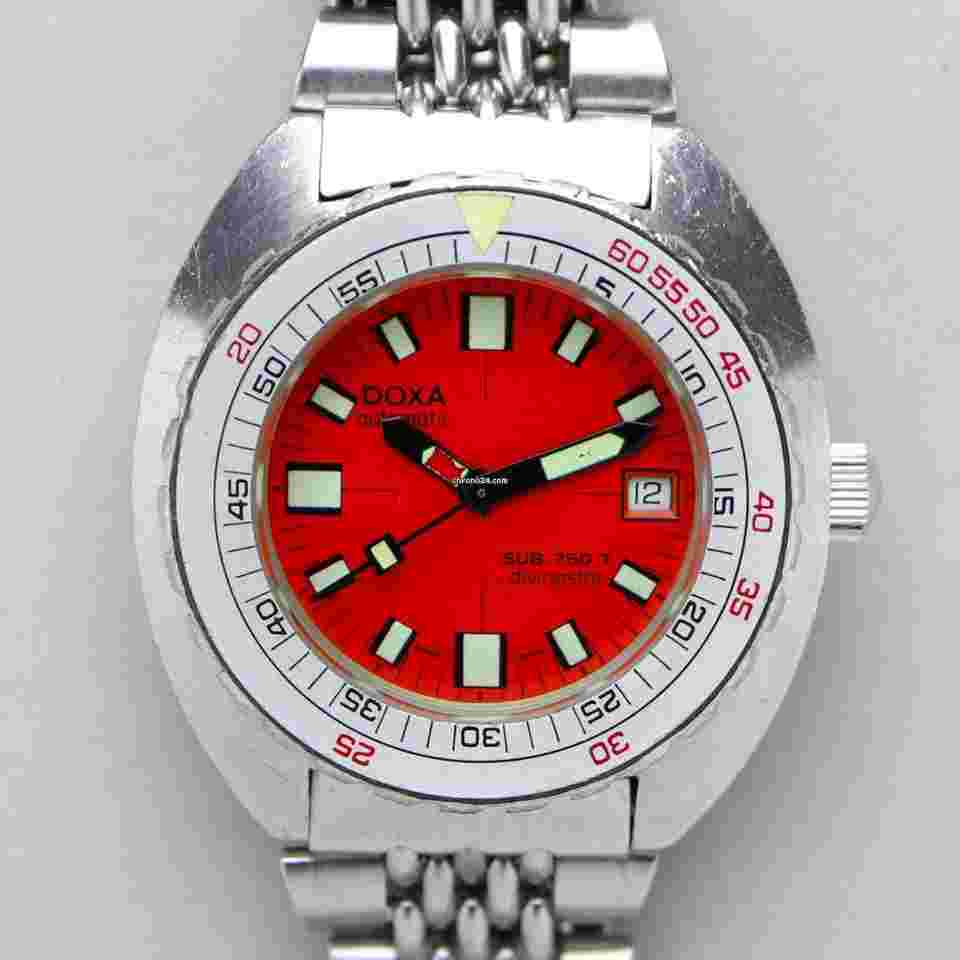 Doxa Sub
                           
                                 Ref. 4321 – 750T Sub Divingstar – 1987 Diver Watch BOR Bracelet Orange