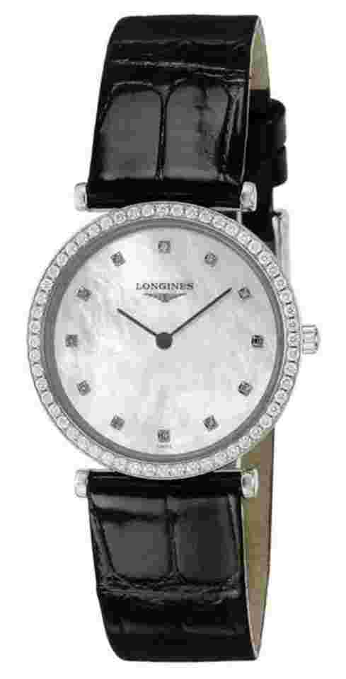 Longines La Grande Classique
                           
                                 Leather Diamonds Quartz Womens Watch L4.513.0.87.2