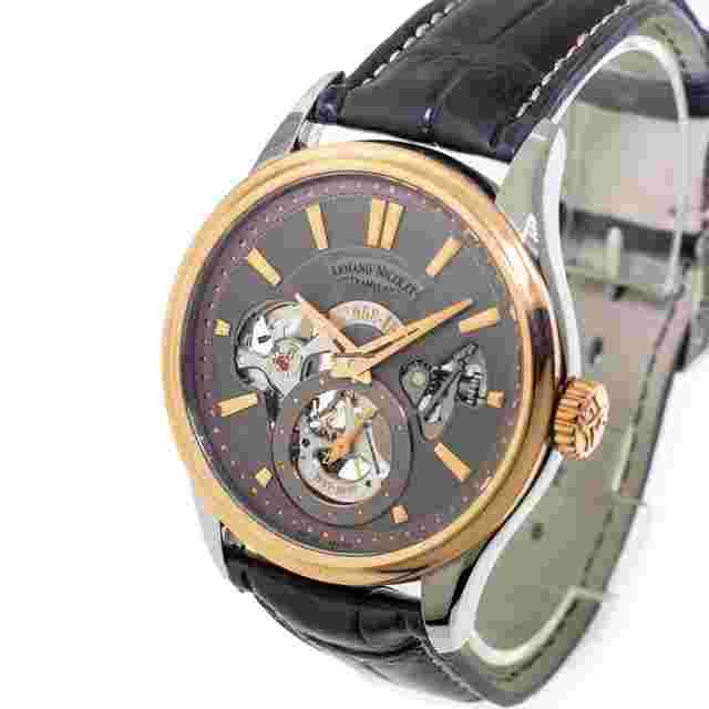 Armand Nicolet LS8
                           
                                 43mm Stainless Steel and Rose Gold Grey Dial 8620A-GR-P713GR2