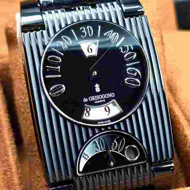 De Grisogono
                           
                                 FG One Retrograde Dual Time Zone Black Edition with Stickers