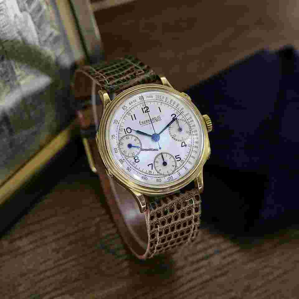 Eberhard & Co.
                           
                                 Vintage Chronograph 18kt Yellow Gold from 30s