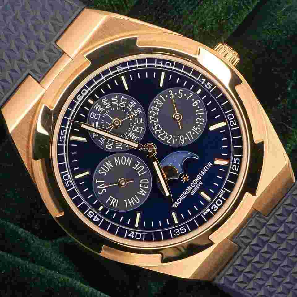 Vacheron Constantin Overseas
MINT COMPLETE SET Overseas Perpetual Calendar Blue Dial Blue Pink Gold 4300V/000R-B509