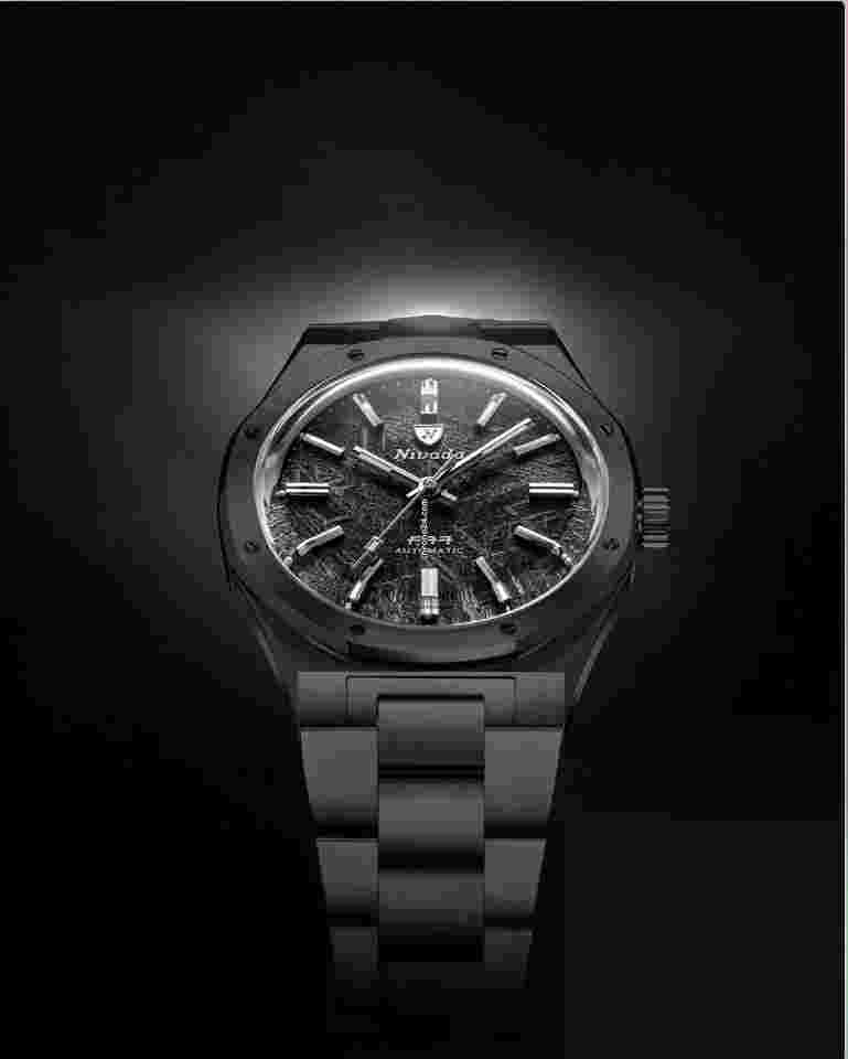 Nivada
                           
                                 F77 – Black Ceramic Meteorite 68020A77 - Nivada Grenchen Official Dealer