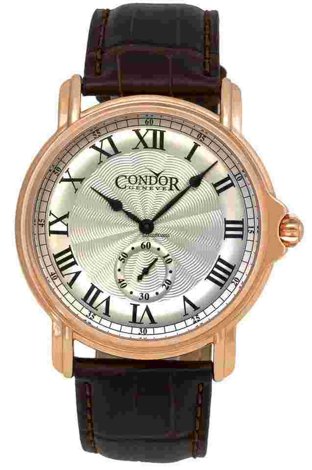 Condor
                           
                                 Classic Rose Gold Plated Mens Strap Swiss Watch C225R
