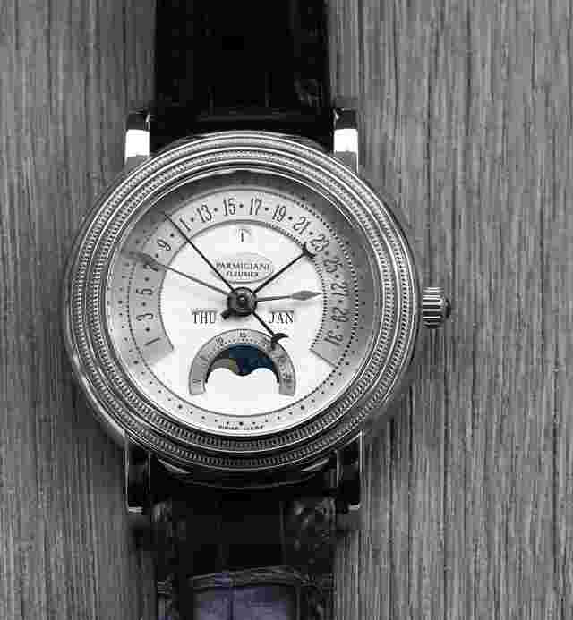 Parmigiani Fleurier Toric
                           
                                 Perpetual Calendar 18K White Gold PF000474 - Serviced