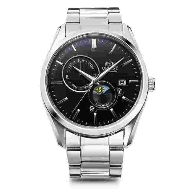 Orient Sun and Moon Contemporary RN-AK0302B SUN & MOON Automatic Men Watch New in Box