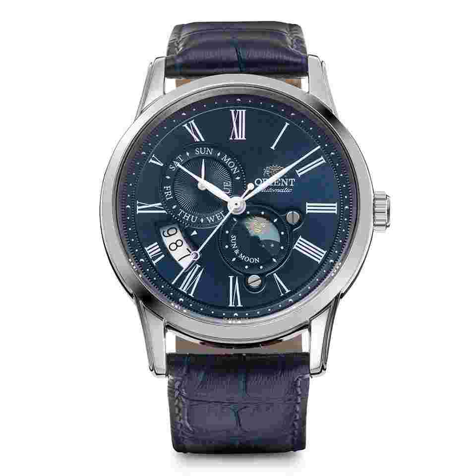 Orient Sun and Moon RN-AK0004L Mechanical ORIENT Classic SUN & MOON Men's Watch New in Box