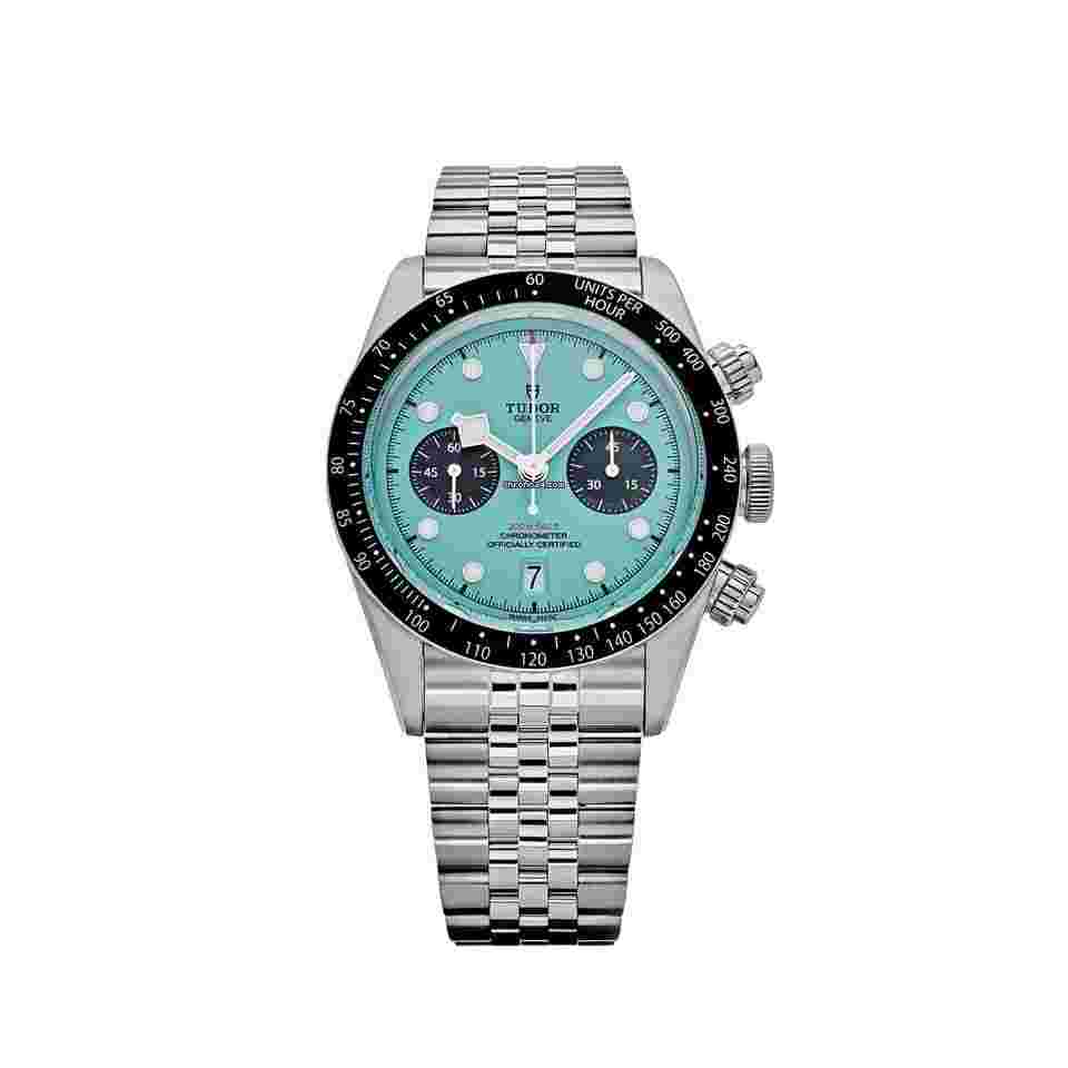 Tudor Black Bay Chrono
                           
                                 79360N-0024 Stainless Steel Turquoise Dial