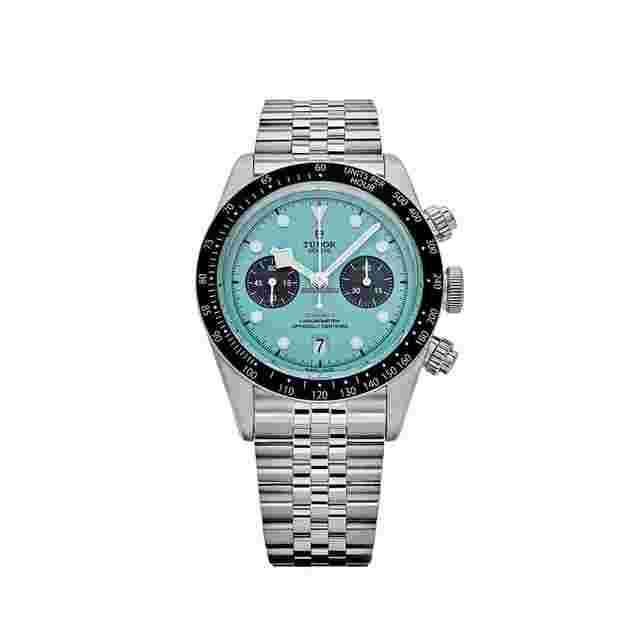 Tudor Black Bay Chrono
                           
                                 79360N-0024 Stainless Steel Turquoise Dial