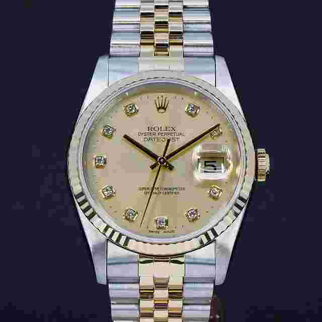 Rolex Datejust 36
                           
                                 16233 2001 big diamond dial