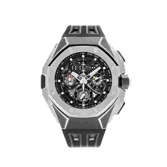 Audemars Piguet Royal Oak Concept
                           
                                 26650TI.OO.D013CA.01 Split Second Chronograph GMT Large Date Titanium