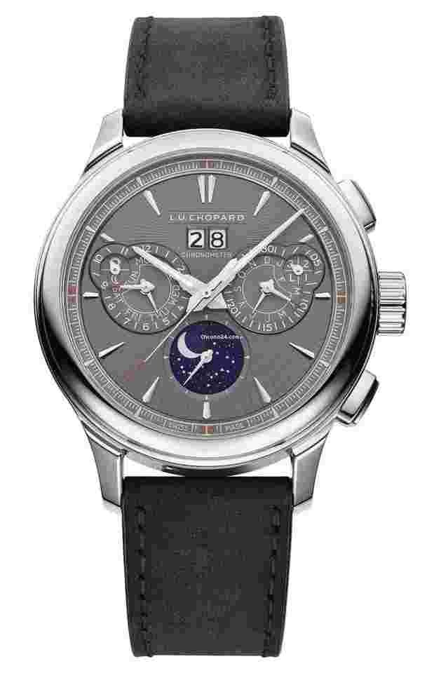 Chopard L.U.C
                           
                                 Perpetual Chrono Titanium Calfskin Limited Edition Men’s Watch 168611-3001