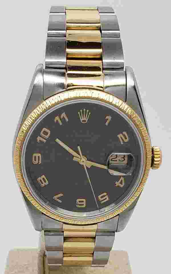 Rolex Datejust 36
Men's 36mm 18K Yellow Gold & Stainless Steel 16233 1993 Authentic Complete
