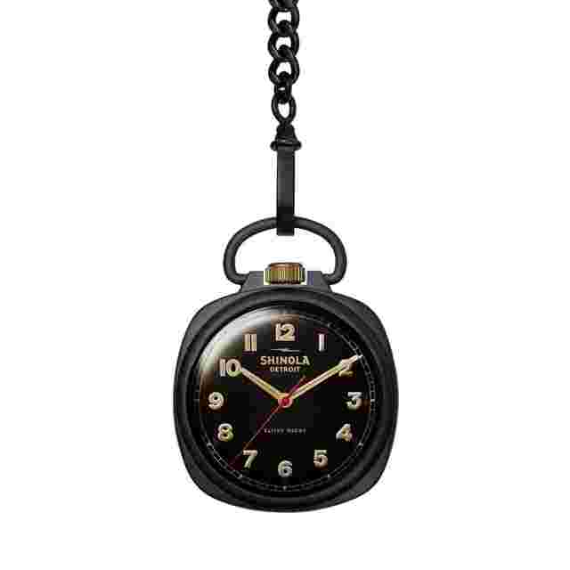 Shinola
                           
                                 The Elijah McCoy Mechanic Pocket Watch 45mm Limited Edition