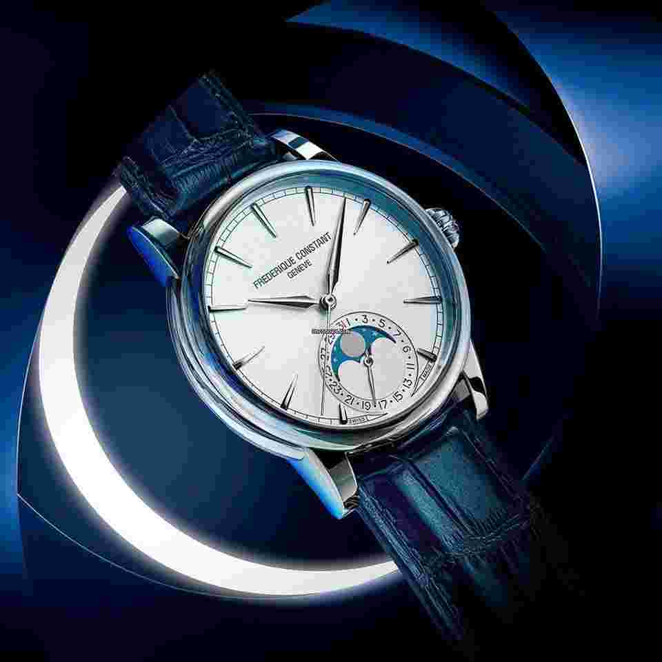 Frederique Constant Manufacture Classic Moonphase
Date Manufacture Silver Dial REF: 716S3H6