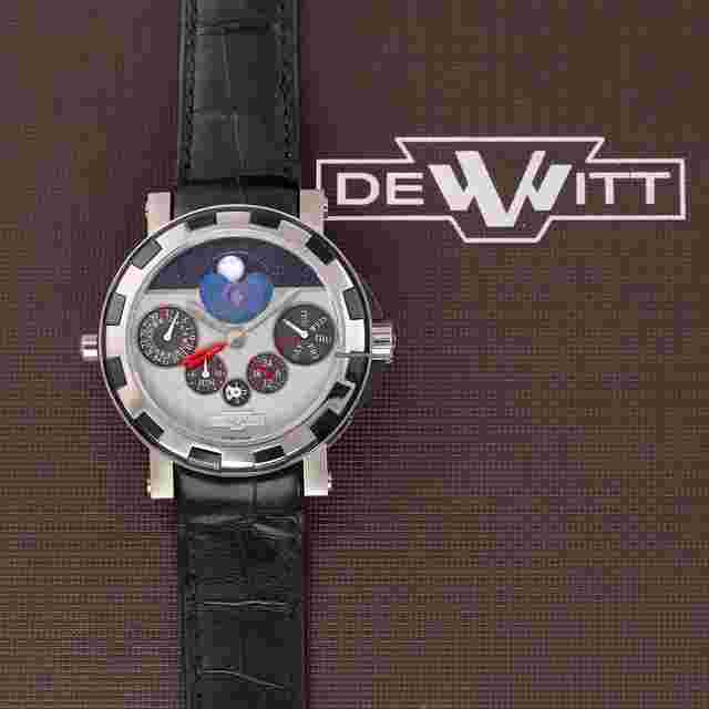 Dewitt Academia
                           
                                 Quantieme Perpetual GMT Nebula ac.7021.34.m1000