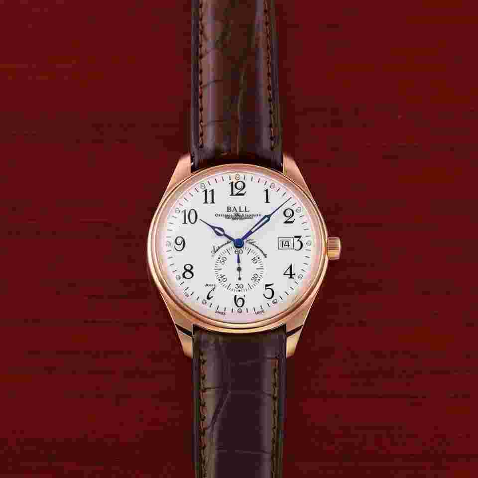 Ball Trainmaster
                           
                                 Standard Time 39mm NM3888D-PG-LCJ-WH