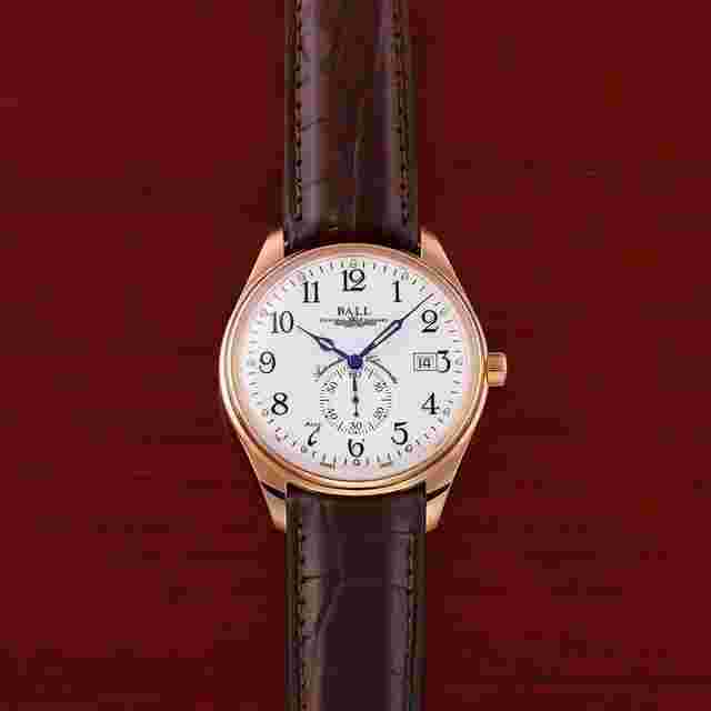 Ball Trainmaster
                           
                                 Standard Time 39mm NM3888D-PG-LCJ-WH