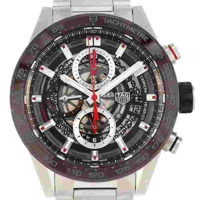 TAG Heuer Carrera
                           
                                 Calibre 01 Chronograph CAR201U.BA0766 SS Wristwatch Automatic