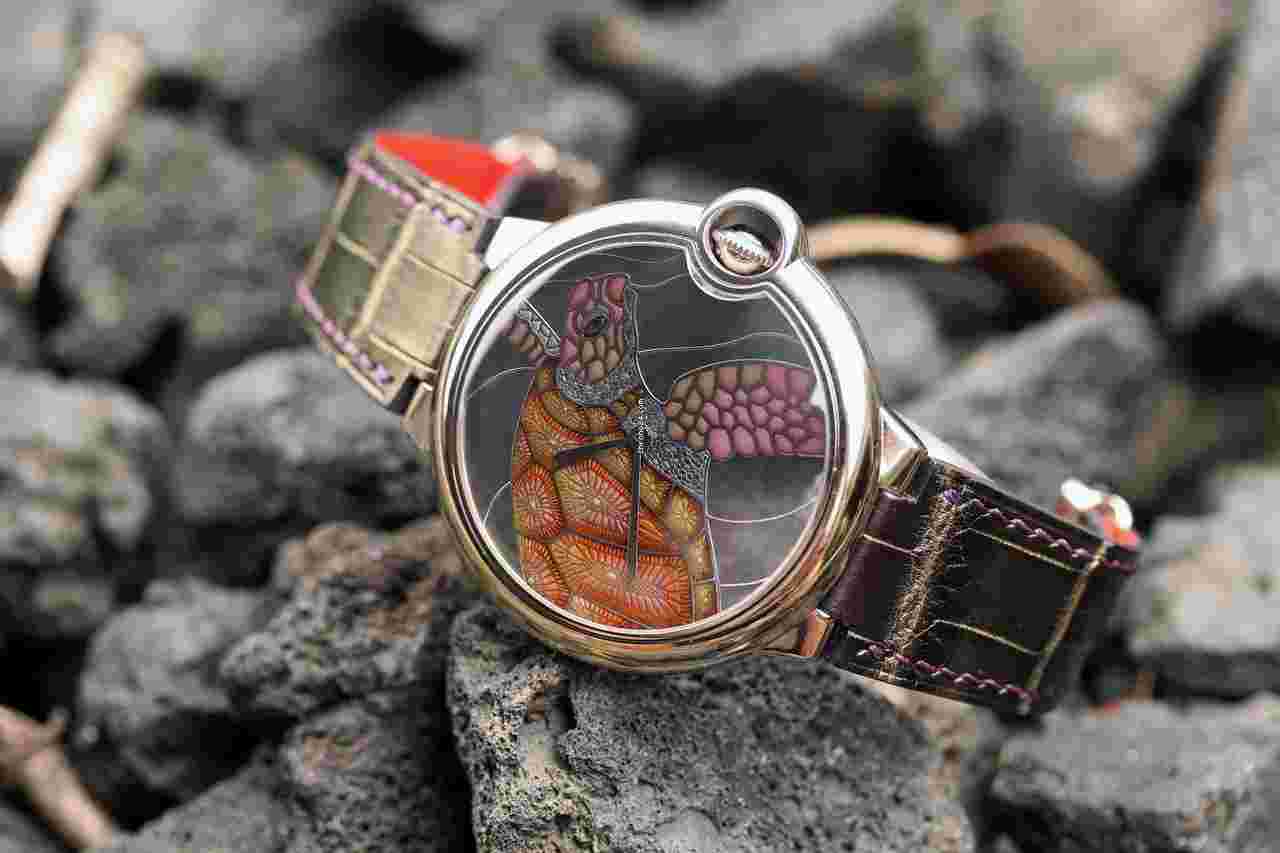 Cartier Ballon Bleu
d’Art Ballon Bleu ref. HPI00330 Enamel “Sea Turtle”