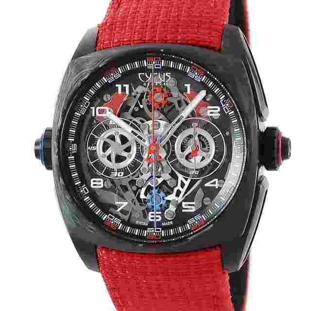 Cyrus
                           
                                 Watches 539.508.DC.A Klepsis Dice Racing Unused Silver Double Chronograph Limited to 15 pieces