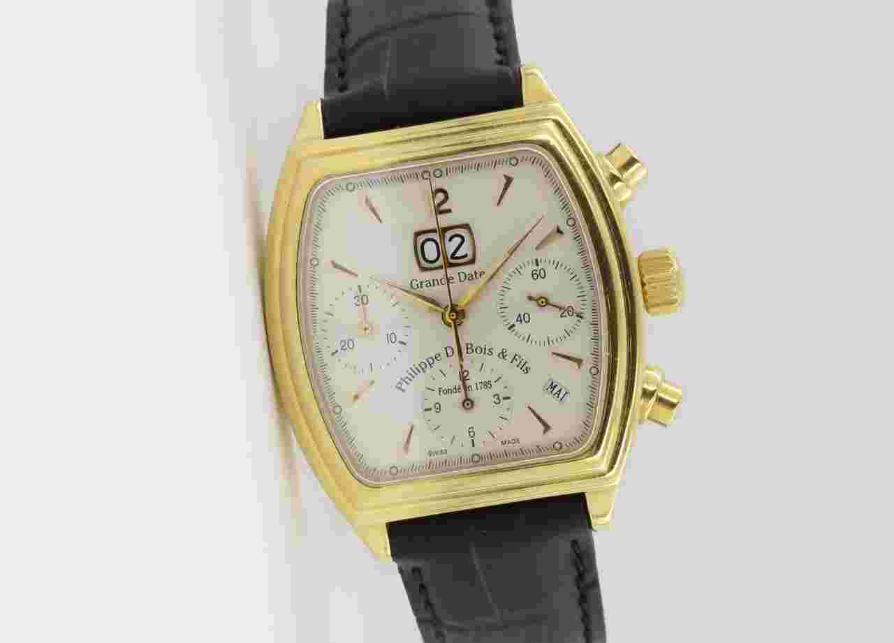 Philippe Du Bois & Fils Grande Date Chronograph 18K Gold Limited Edition