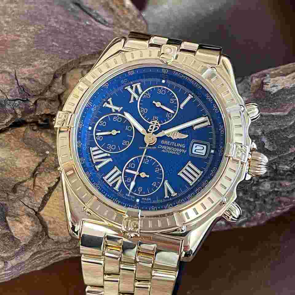 Breitling Windrider
Chronomat Crosswind 18K Gelbgold - FULL SET 1997 - Ref. K13055