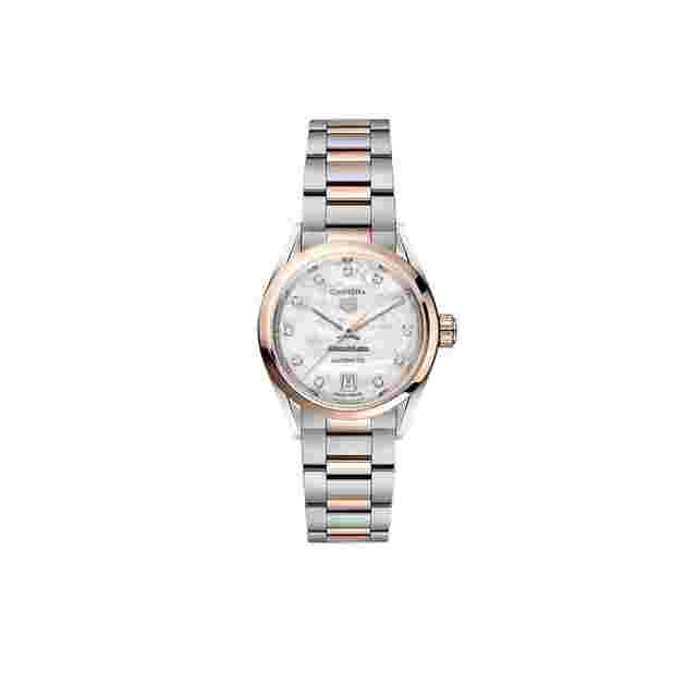 TAG Heuer Carrera Lady
                           
                                 Unworn Carrera Date 29 WBN2450.BD0569 box and papers