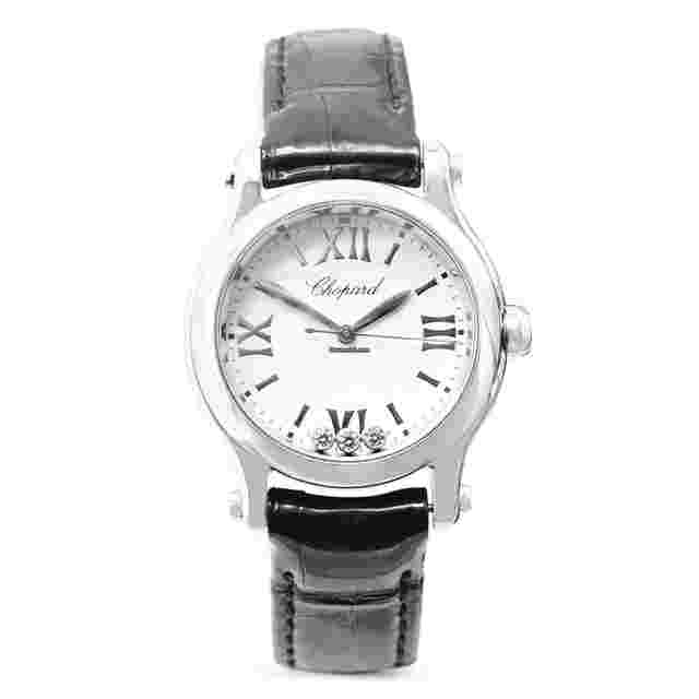 Chopard Happy Sport
                           
                                 30mm Quartz Steel Watch Ref 278590-3001