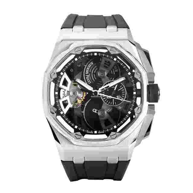 Audemars Piguet Royal Oak Offshore Tourbillon Chronograph
                           
                                 26421ST Tourbillon Chronograph Skeleton Dial 45 mm